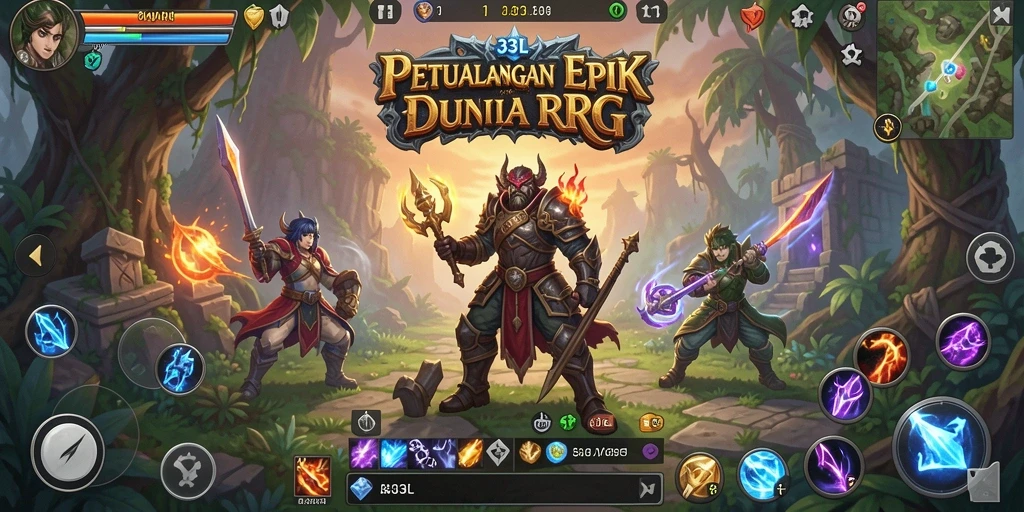 Gameplay RPG epik dan menarik di 33L.