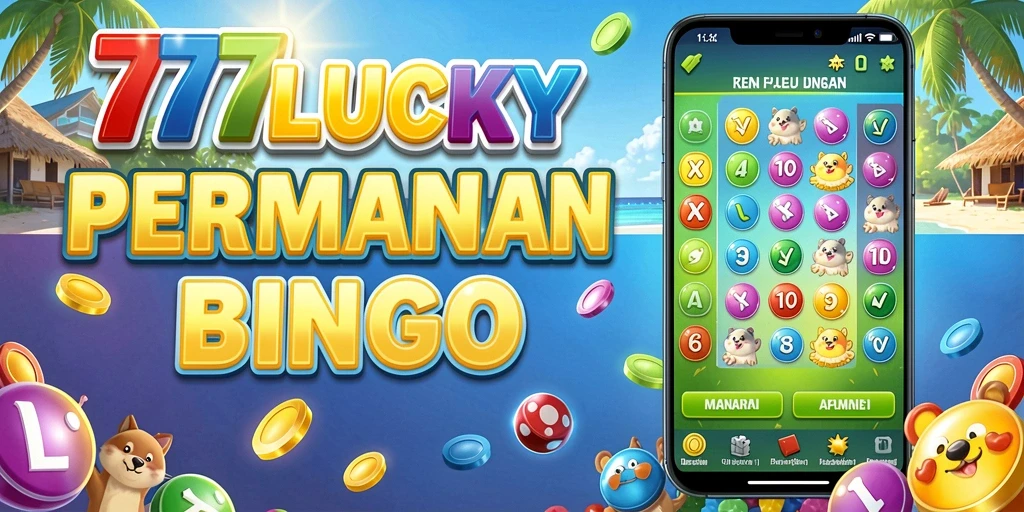Gameplay seru 777LUCKY dengan suasana Bingo yang menggembirakan.
