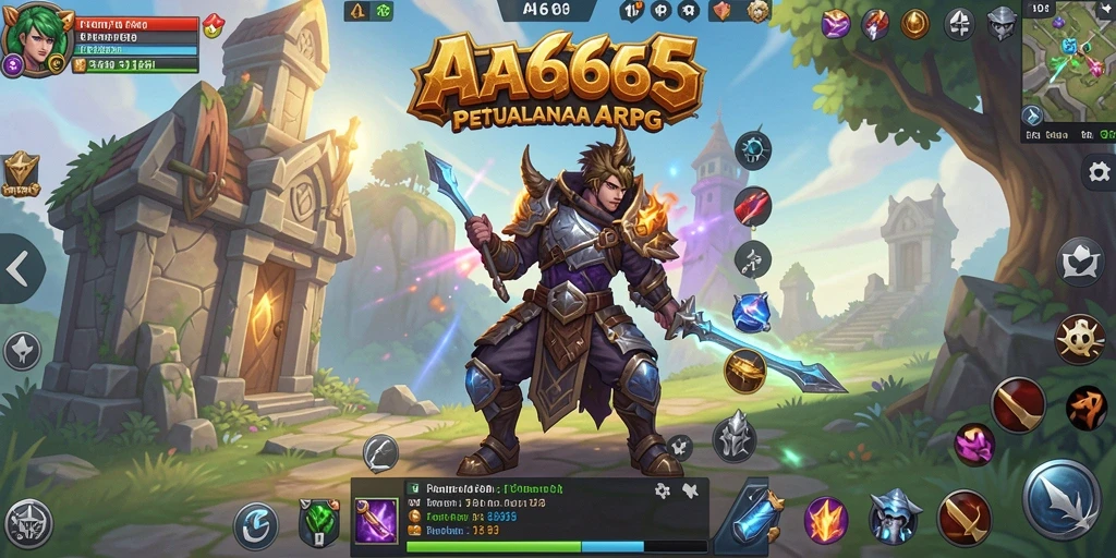 Tangkapan layar gameplay ARPG yang mendebarkan dan penuh aksi.
