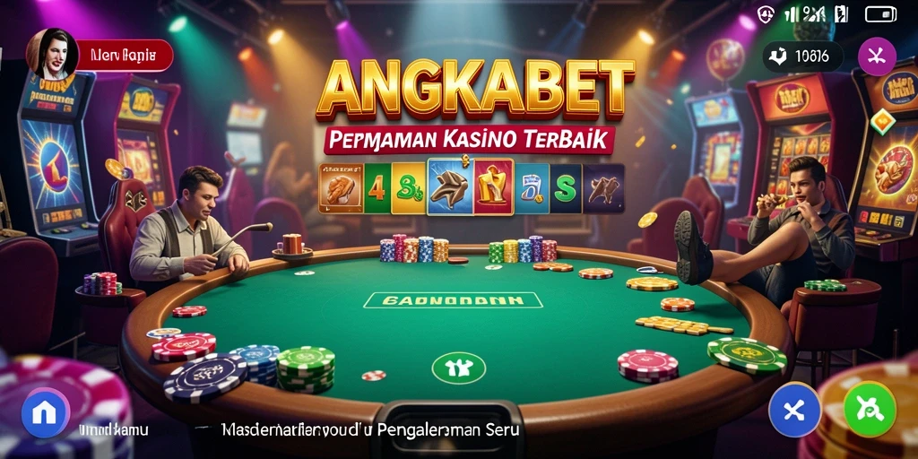 Tampilan gameplay ANGKABET yang memukau dan menyerukan.