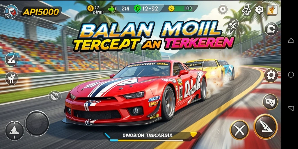 Tampilan mendebarkan dari balapan mobil dalam API5000.