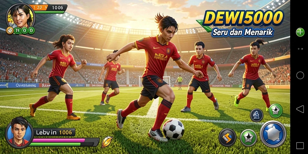 Tampilan menarik DEWI5000 dengan gameplay olahraga yang seru.