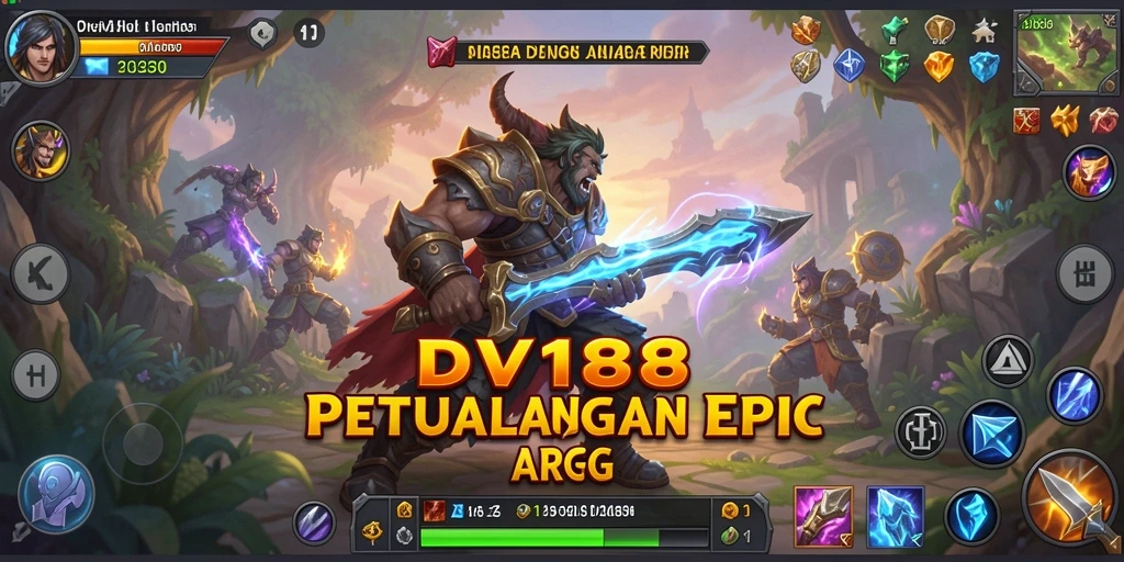 Tangkapan layar gameplay DV188 menampilkan aksi ARPG yang mendebarkan.