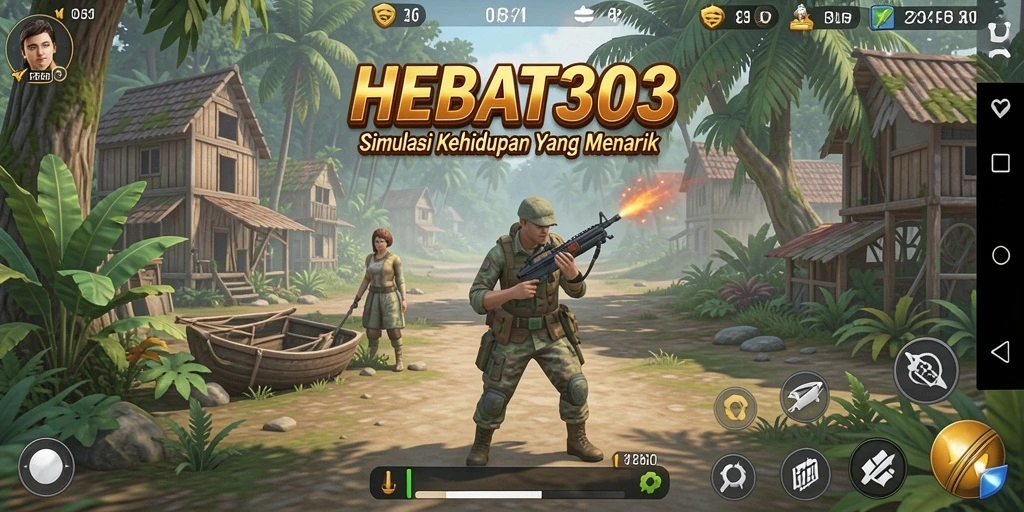 Tampilan gameplay HEBAT303 yang realistis dan penuh warna.