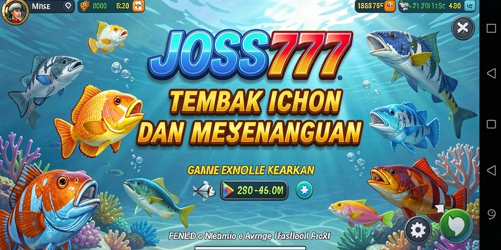 Tampilan gameplay Tembak Ikan yang menawan di JOSS777.