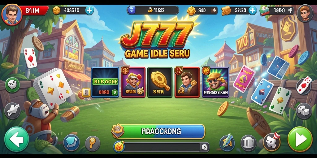 Tangkapan layar JT777 menampilkan gameplay Idle yang mengasyikkan.