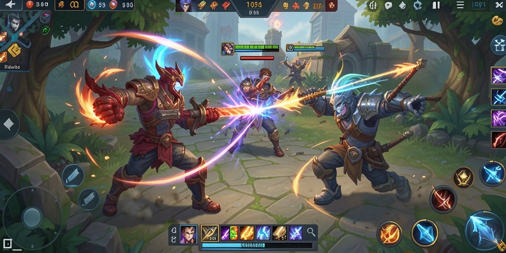 Tangkapan layar menampilkan aksi gameplay seru di KAKRP.