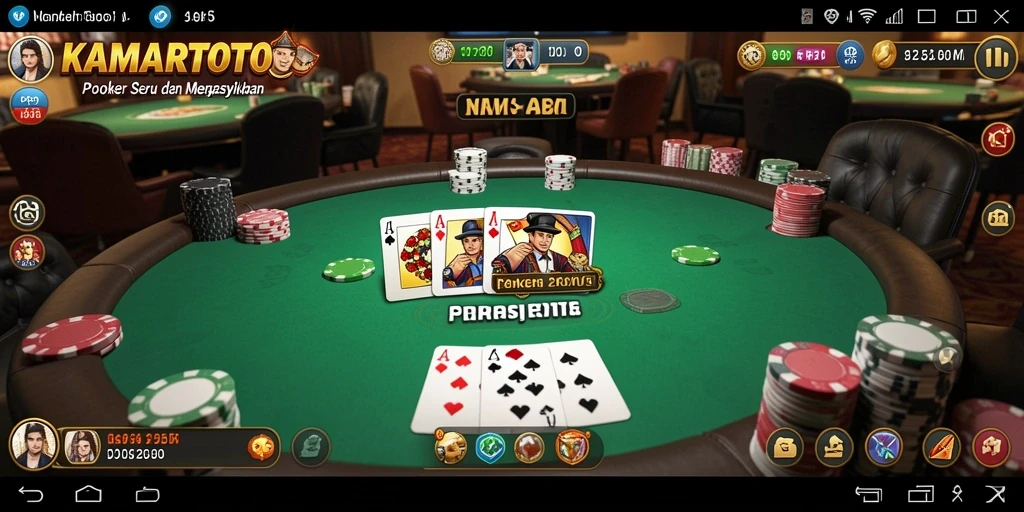 Gameplay seru dan menarik di KAMARTOTO Poker.