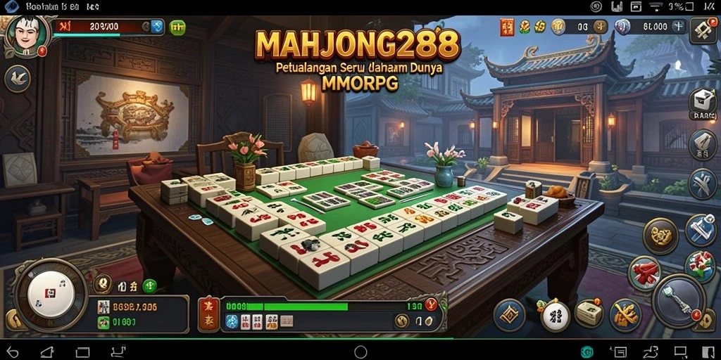 Tampilan gameplay seru dari MAHJONG288 dalam genre MMORPG.