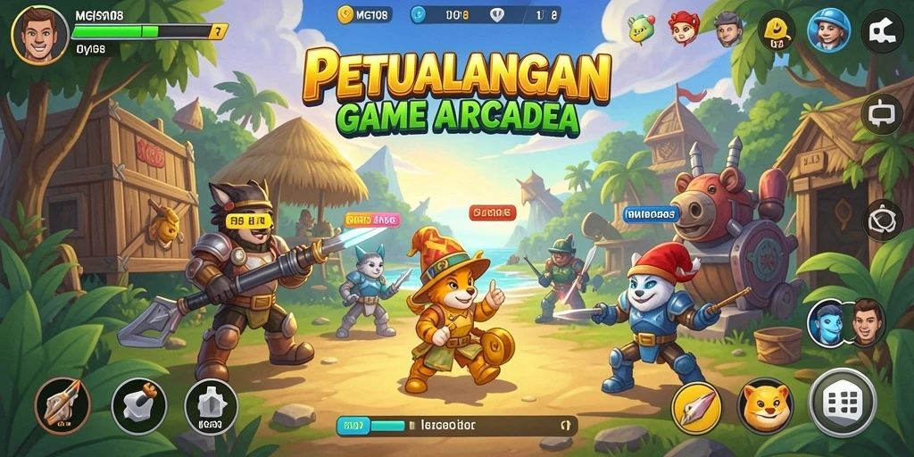 Menggambarkan gameplay seru dan menantang dari MG108.