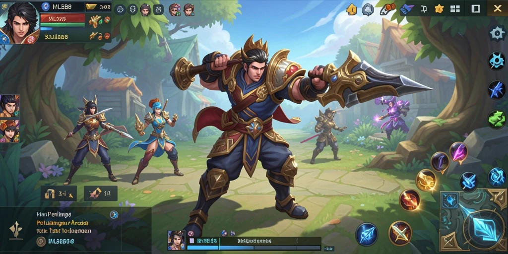 Tampilan menarik dari gameplay seru MLBB8 yang memikat.
