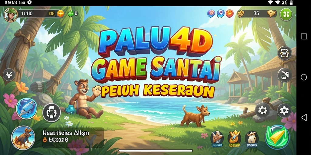 Tampilan gameplay PALU4D yang ceria dan menarik.