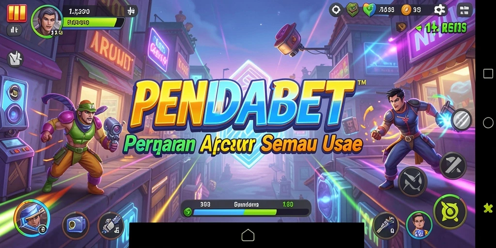 Tangkapan layar permainan PENIDABET menampilkan aksi mendebarkan di level arcade.