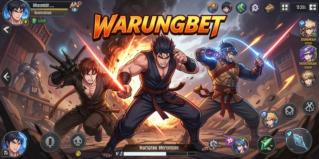 Tampilan seru dari gameplay WARUNGBET yang penuh aksi.